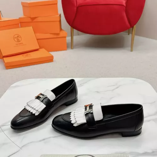 Cheap Hermes Leather Shoes For Women #1341245 Replica Wholesale [$125.00 USD] [ITEM#1341245] on Replica Hermes Leather Shoes