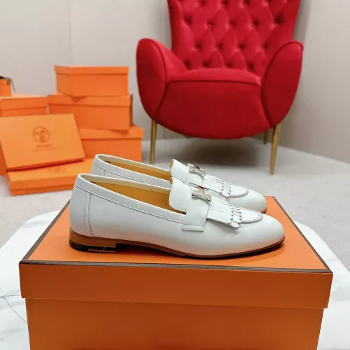 Cheap Hermes Leather Shoes For Women #1341259 Replica Wholesale [$125.00 USD] [ITEM#1341259] on Replica Hermes Leather Shoes