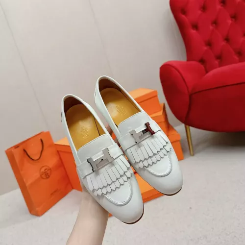 Cheap Hermes Leather Shoes For Women #1341259 Replica Wholesale [$125.00 USD] [ITEM#1341259] on Replica Hermes Leather Shoes