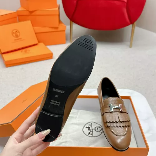 Cheap Hermes Leather Shoes For Women #1341261 Replica Wholesale [$125.00 USD] [ITEM#1341261] on Replica Hermes Leather Shoes