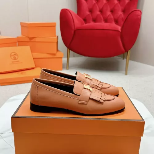 Cheap Hermes Leather Shoes For Women #1341262 Replica Wholesale [$125.00 USD] [ITEM#1341262] on Replica Hermes Leather Shoes