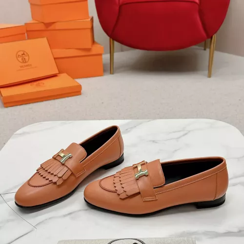 Cheap Hermes Leather Shoes For Women #1341262 Replica Wholesale [$125.00 USD] [ITEM#1341262] on Replica Hermes Leather Shoes