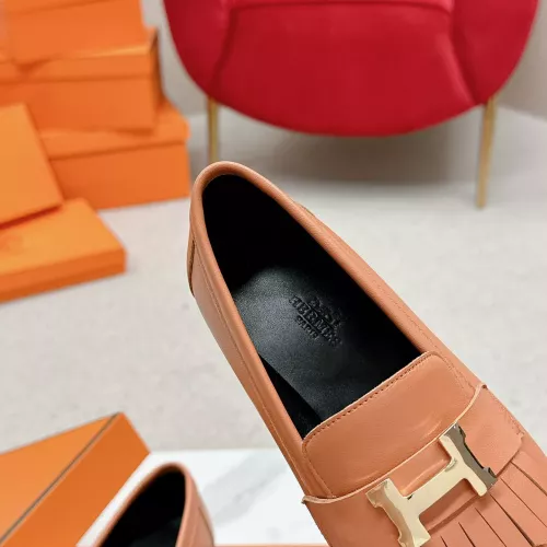 Cheap Hermes Leather Shoes For Women #1341262 Replica Wholesale [$125.00 USD] [ITEM#1341262] on Replica Hermes Leather Shoes