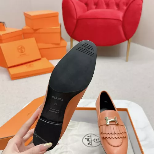 Cheap Hermes Leather Shoes For Women #1341262 Replica Wholesale [$125.00 USD] [ITEM#1341262] on Replica Hermes Leather Shoes