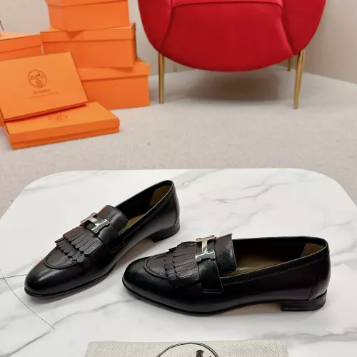 Cheap Hermes Leather Shoes For Women #1341264 Replica Wholesale [$125.00 USD] [ITEM#1341264] on Replica Hermes Leather Shoes