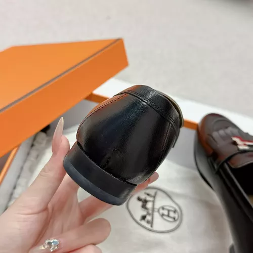 Cheap Hermes Leather Shoes For Women #1341264 Replica Wholesale [$125.00 USD] [ITEM#1341264] on Replica Hermes Leather Shoes