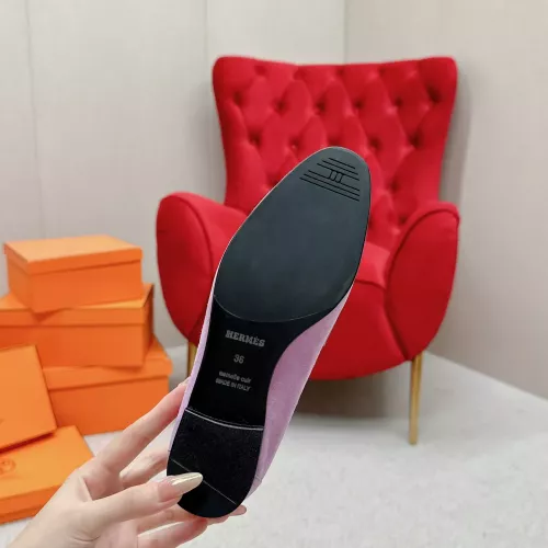 Cheap Hermes Leather Shoes For Women #1341266 Replica Wholesale [$125.00 USD] [ITEM#1341266] on Replica Hermes Leather Shoes