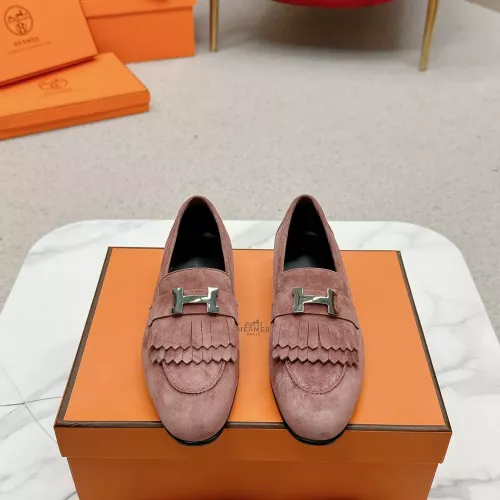 Cheap Hermes Leather Shoes For Women #1341267 Replica Wholesale [$125.00 USD] [ITEM#1341267] on Replica Hermes Leather Shoes