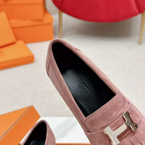 Cheap Hermes Leather Shoes For Women #1341267 Replica Wholesale [$125.00 USD] [ITEM#1341267] on Replica Hermes Leather Shoes