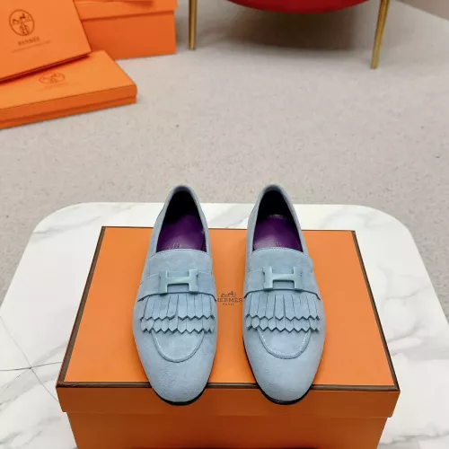 Cheap Hermes Leather Shoes For Women #1341268 Replica Wholesale [$125.00 USD] [ITEM#1341268] on Replica Hermes Leather Shoes