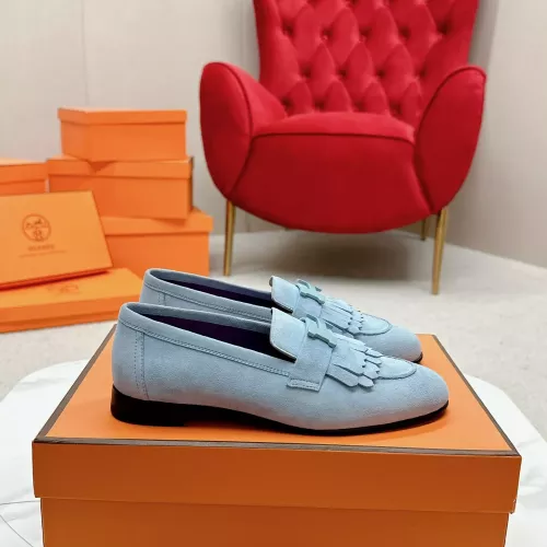 Cheap Hermes Leather Shoes For Women #1341268 Replica Wholesale [$125.00 USD] [ITEM#1341268] on Replica Hermes Leather Shoes