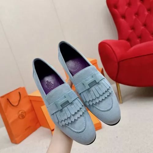 Cheap Hermes Leather Shoes For Women #1341268 Replica Wholesale [$125.00 USD] [ITEM#1341268] on Replica Hermes Leather Shoes