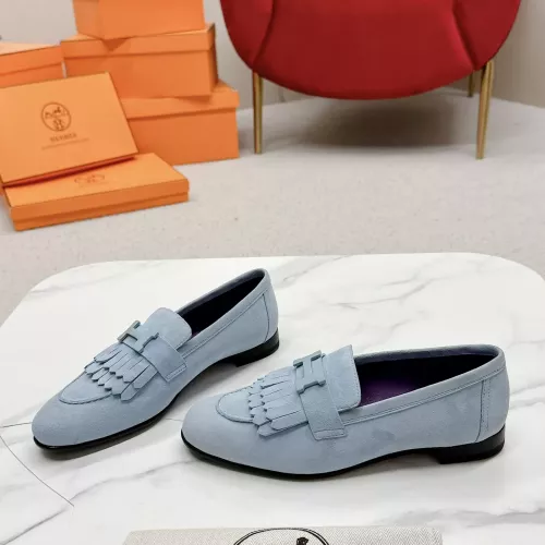 Cheap Hermes Leather Shoes For Women #1341268 Replica Wholesale [$125.00 USD] [ITEM#1341268] on Replica Hermes Leather Shoes