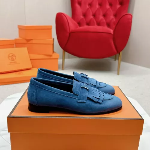 Cheap Hermes Leather Shoes For Women #1341269 Replica Wholesale [$125.00 USD] [ITEM#1341269] on Replica Hermes Leather Shoes