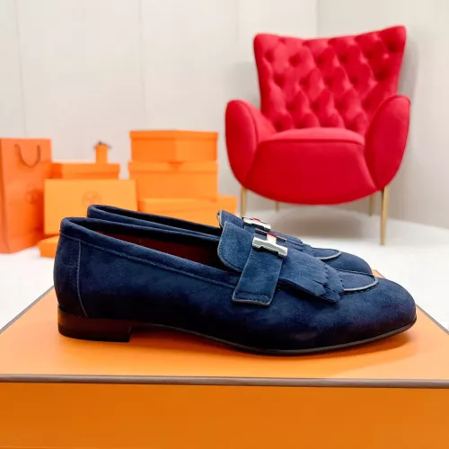 Cheap Hermes Leather Shoes For Women #1341270 Replica Wholesale [$125.00 USD] [ITEM#1341270] on Replica Hermes Leather Shoes