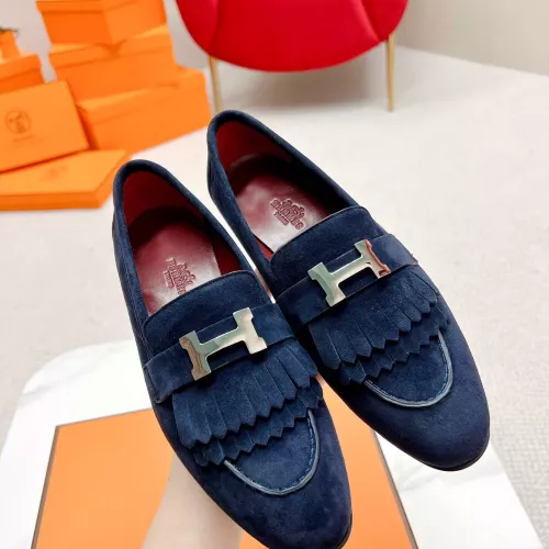 Cheap Hermes Leather Shoes For Women #1341270 Replica Wholesale [$125.00 USD] [ITEM#1341270] on Replica Hermes Leather Shoes