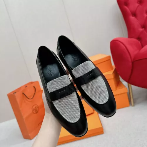 Cheap Hermes Leather Shoes For Women #1341272 Replica Wholesale [$125.00 USD] [ITEM#1341272] on Replica Hermes Leather Shoes