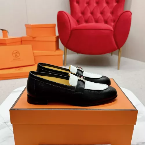 Cheap Hermes Leather Shoes For Women #1341273 Replica Wholesale [$125.00 USD] [ITEM#1341273] on Replica Hermes Leather Shoes