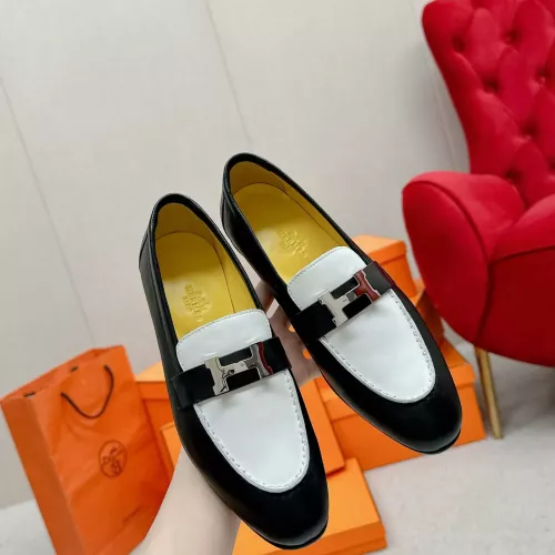 Cheap Hermes Leather Shoes For Women #1341273 Replica Wholesale [$125.00 USD] [ITEM#1341273] on Replica Hermes Leather Shoes