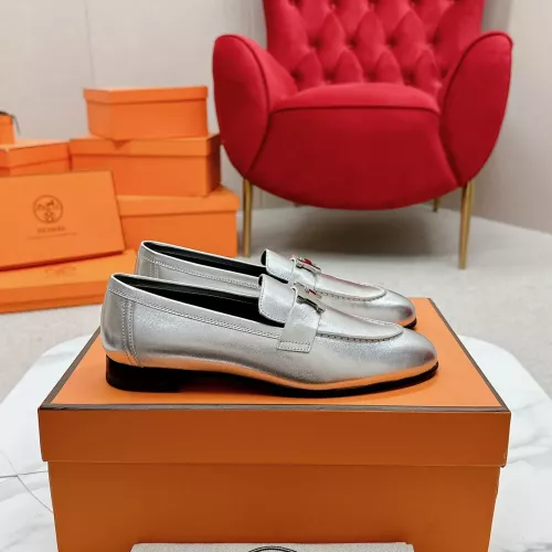 Cheap Hermes Leather Shoes For Women #1341275 Replica Wholesale [$125.00 USD] [ITEM#1341275] on Replica Hermes Leather Shoes