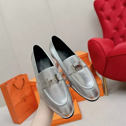 Cheap Hermes Leather Shoes For Women #1341275 Replica Wholesale [$125.00 USD] [ITEM#1341275] on Replica Hermes Leather Shoes