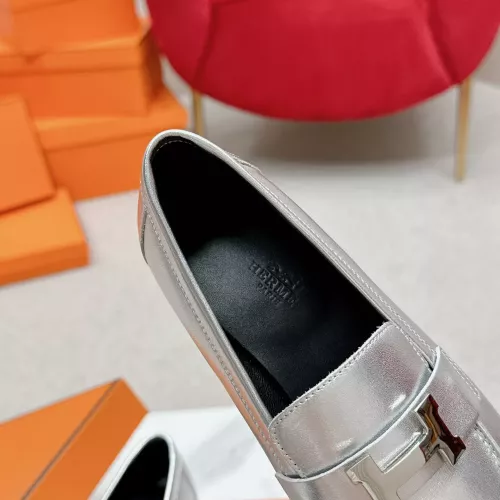Cheap Hermes Leather Shoes For Women #1341275 Replica Wholesale [$125.00 USD] [ITEM#1341275] on Replica Hermes Leather Shoes