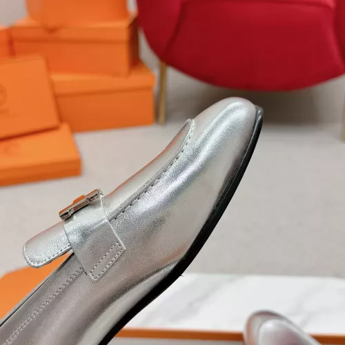 Cheap Hermes Leather Shoes For Women #1341275 Replica Wholesale [$125.00 USD] [ITEM#1341275] on Replica Hermes Leather Shoes