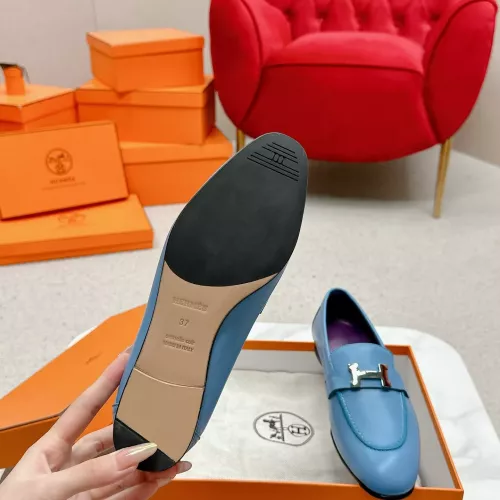 Cheap Hermes Leather Shoes For Women #1341277 Replica Wholesale [$125.00 USD] [ITEM#1341277] on Replica Hermes Leather Shoes