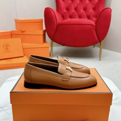 Cheap Hermes Leather Shoes For Women #1341278 Replica Wholesale [$125.00 USD] [ITEM#1341278] on Replica Hermes Leather Shoes