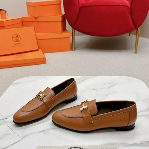 Cheap Hermes Leather Shoes For Women #1341278 Replica Wholesale [$125.00 USD] [ITEM#1341278] on Replica Hermes Leather Shoes