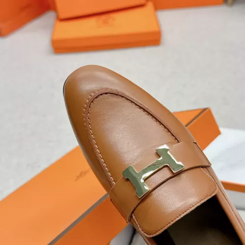 Cheap Hermes Leather Shoes For Women #1341278 Replica Wholesale [$125.00 USD] [ITEM#1341278] on Replica Hermes Leather Shoes
