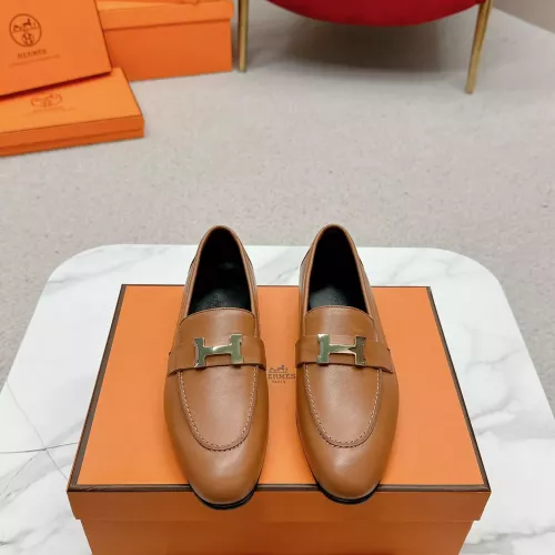 Cheap Hermes Leather Shoes For Women #1341279 Replica Wholesale [$125.00 USD] [ITEM#1341279] on Replica Hermes Leather Shoes