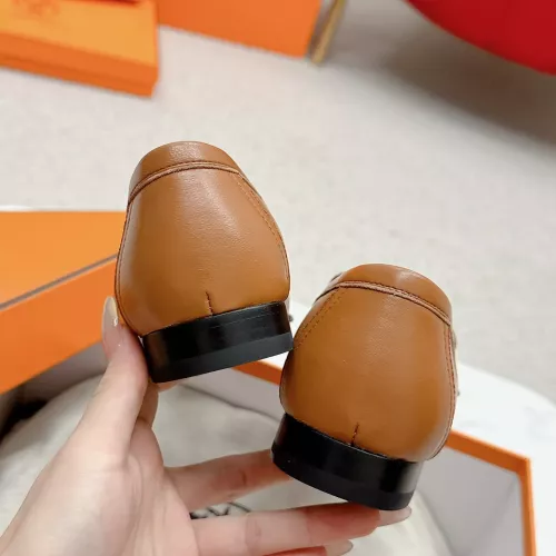 Cheap Hermes Leather Shoes For Women #1341279 Replica Wholesale [$125.00 USD] [ITEM#1341279] on Replica Hermes Leather Shoes