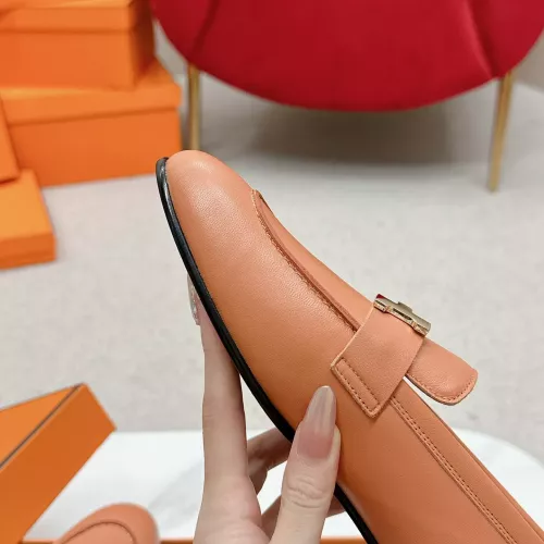 Cheap Hermes Leather Shoes For Women #1341280 Replica Wholesale [$125.00 USD] [ITEM#1341280] on Replica Hermes Leather Shoes