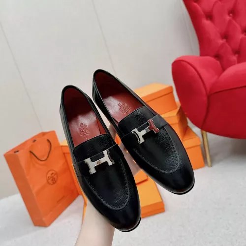 Cheap Hermes Leather Shoes For Women #1341283 Replica Wholesale [$125.00 USD] [ITEM#1341283] on Replica Hermes Leather Shoes
