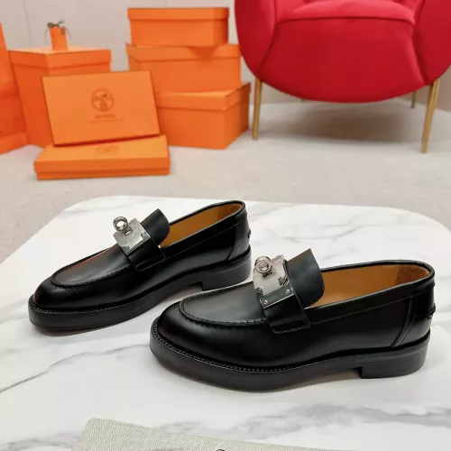 Cheap Hermes Leather Shoes For Women #1341287 Replica Wholesale [$140.00 USD] [ITEM#1341287] on Replica Hermes Leather Shoes
