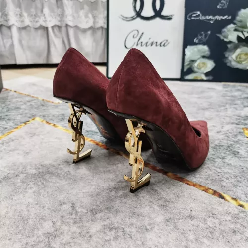 Cheap Yves Saint Laurent YSL High-Heeled Shoes For Women #1341347 Replica Wholesale [$122.00 USD] [ITEM#1341347] on Replica Yves Saint Laurent YSL High-Heeled Shoes