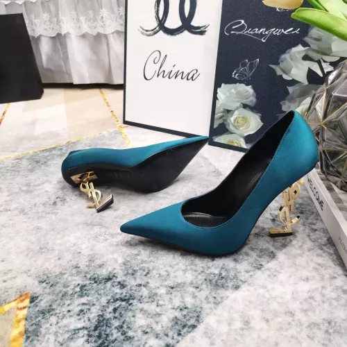 Cheap Yves Saint Laurent YSL High-Heeled Shoes For Women #1341348 Replica Wholesale [$122.00 USD] [ITEM#1341348] on Replica Yves Saint Laurent YSL High-Heeled Shoes