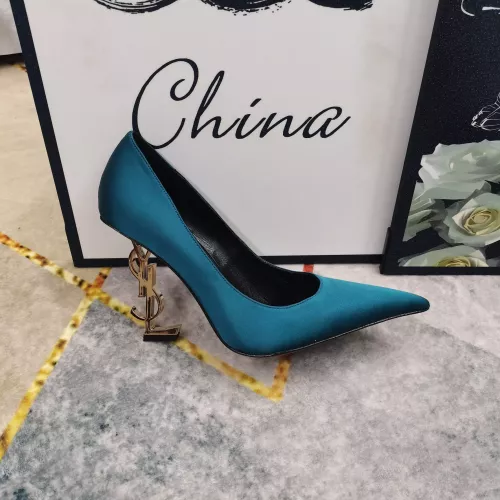 Cheap Yves Saint Laurent YSL High-Heeled Shoes For Women #1341348 Replica Wholesale [$122.00 USD] [ITEM#1341348] on Replica Yves Saint Laurent YSL High-Heeled Shoes