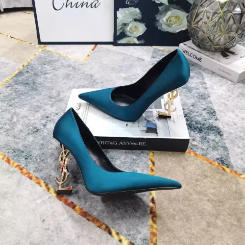 Cheap Yves Saint Laurent YSL High-Heeled Shoes For Women #1341348 Replica Wholesale [$122.00 USD] [ITEM#1341348] on Replica Yves Saint Laurent YSL High-Heeled Shoes