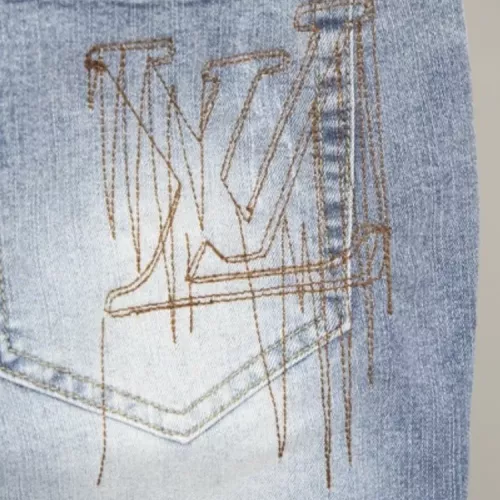 Cheap Louis Vuitton LV Jeans For Unisex #1341350 Replica Wholesale [$56.00 USD] [ITEM#1341350] on Replica Louis Vuitton LV Jeans