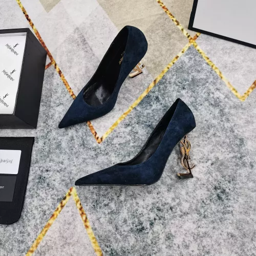 Cheap Yves Saint Laurent YSL High-Heeled Shoes For Women #1341353 Replica Wholesale [$122.00 USD] [ITEM#1341353] on Replica Yves Saint Laurent YSL High-Heeled Shoes