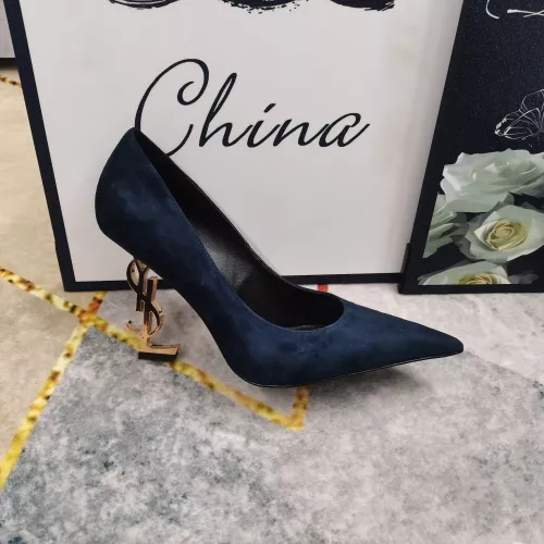 Cheap Yves Saint Laurent YSL High-Heeled Shoes For Women #1341353 Replica Wholesale [$122.00 USD] [ITEM#1341353] on Replica Yves Saint Laurent YSL High-Heeled Shoes