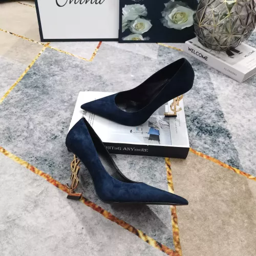 Cheap Yves Saint Laurent YSL High-Heeled Shoes For Women #1341353 Replica Wholesale [$122.00 USD] [ITEM#1341353] on Replica Yves Saint Laurent YSL High-Heeled Shoes