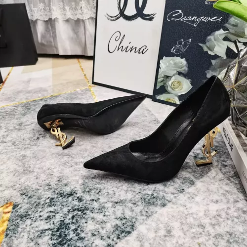 Cheap Yves Saint Laurent YSL High-Heeled Shoes For Women #1341354 Replica Wholesale [$122.00 USD] [ITEM#1341354] on Replica Yves Saint Laurent YSL High-Heeled Shoes
