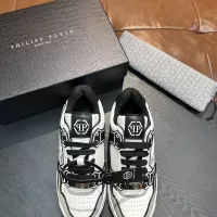Cheap Philipp Plein PP Casual Shoes For Men #1330634 Replica Wholesale [$130.00 USD] [ITEM#1330634] on Replica Philipp Plein PP Casual Shoes