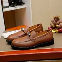 Cheap Hermes Leather Shoes For Men #1330752 Replica Wholesale [$85.00 USD] [ITEM#1330752] on Replica Hermes Leather Shoes