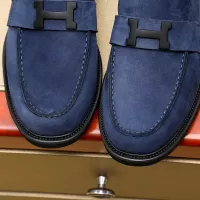 Cheap Hermes Leather Shoes For Men #1330760 Replica Wholesale [$85.00 USD] [ITEM#1330760] on Replica Hermes Leather Shoes