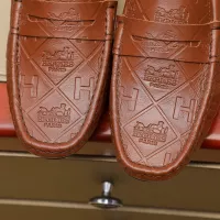 Cheap Hermes Leather Shoes For Men #1330769 Replica Wholesale [$76.00 USD] [ITEM#1330769] on Replica Hermes Leather Shoes