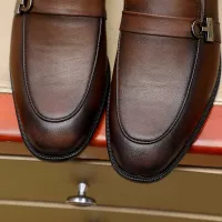 Cheap Salvatore Ferragamo Leather Shoes For Men #1330774 Replica Wholesale [$85.00 USD] [ITEM#1330774] on Replica Salvatore Ferragamo Leather Shoes